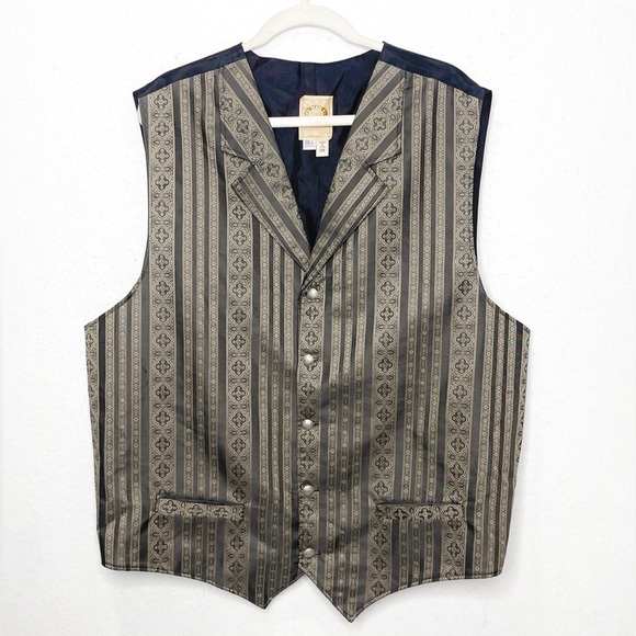 Wha Maker Frontier Clothing Men's Western Style Vest Made in USA Size 3XL - Picture 1 of 10